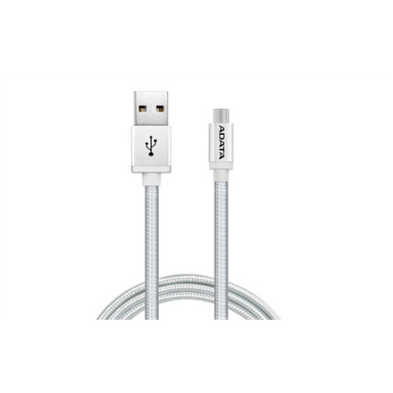 Adata laadimiskaabel Sync and Charge Cable Micro USB Cable (1m) hõbedane