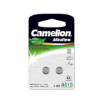 Camelion patareid Alkaline Button celles 1.5V (AG12) LR43/LR1142/386, 2-pack, "no mercury"