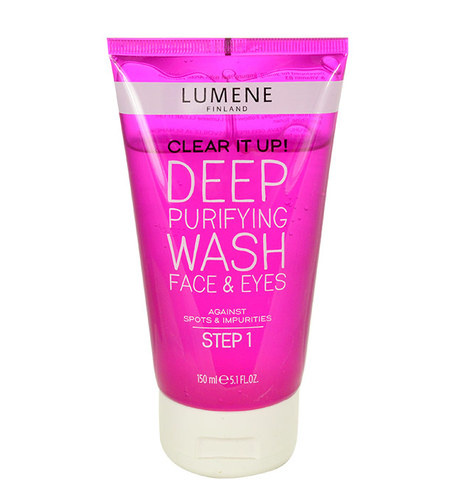 Lumene Clear It Up! Deep Purifying Wash Face & Eyes Cosmetic 150ml, naistele