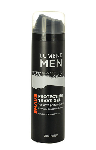 Lumene Men Shave Protecting Shave Gel Cosmetic 200ml, meestele