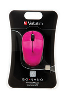 Verbatim hiir Go Nano Wireless Mouse roosa