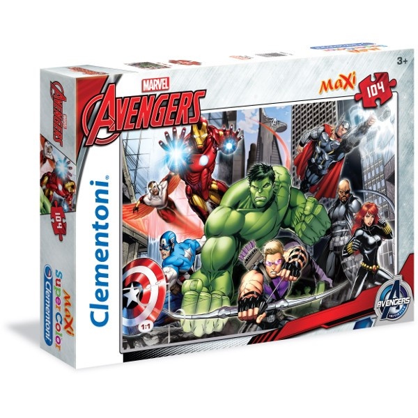 Clementoni pusle MAXI The Avengers, 104-osaline