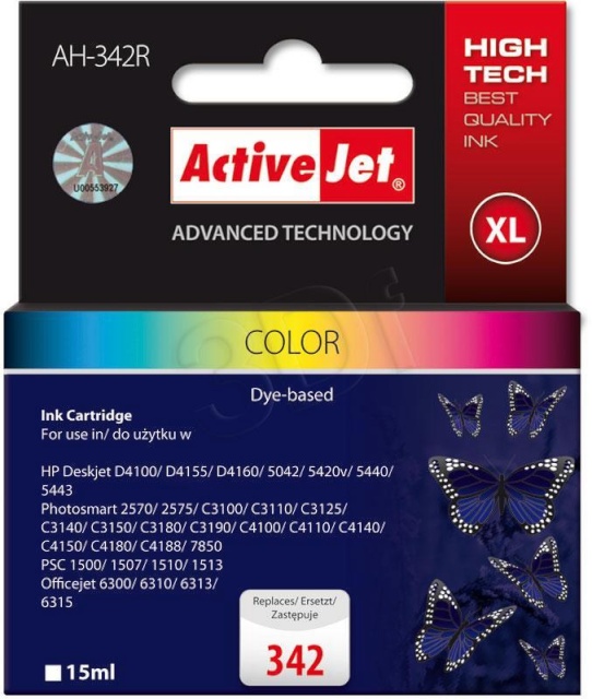 ActiveJet tindikassett AH-342R värviline HP (HP 342 C9361EE) Premium