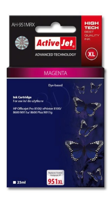 ActiveJet tindikassett AH-951MRX magenta HP (HP 951XL CN047AE) Premium