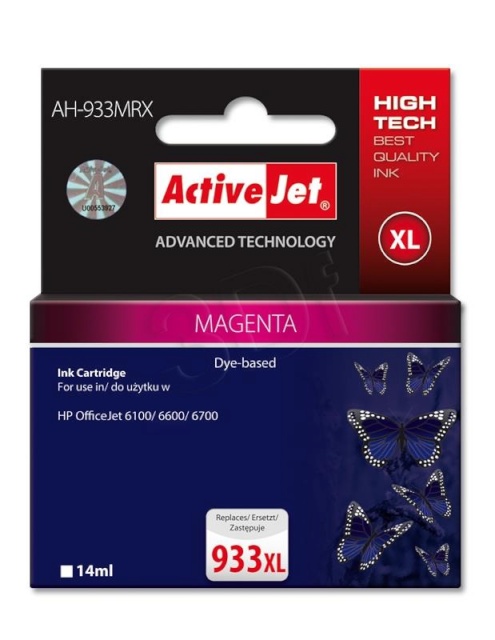 ActiveJet tindikassett AH-933MRX magenta HP (HP 933XL CN055AE) Premium
