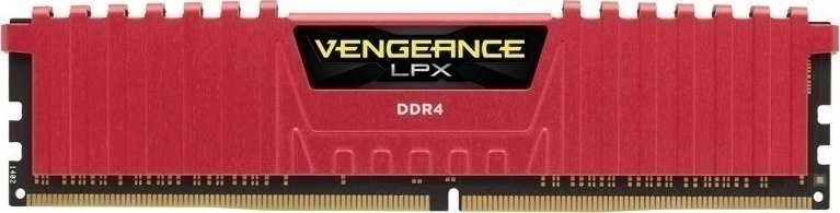 Corsair mälu Vengeance LPX Red 8GB DDR4 (1x8GB) 2400MHz