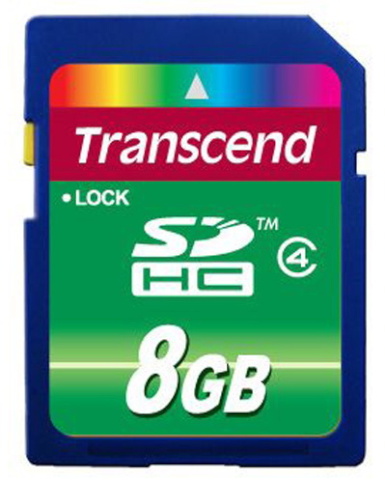 Transcend mälukaart SDHC 8GB Class 4