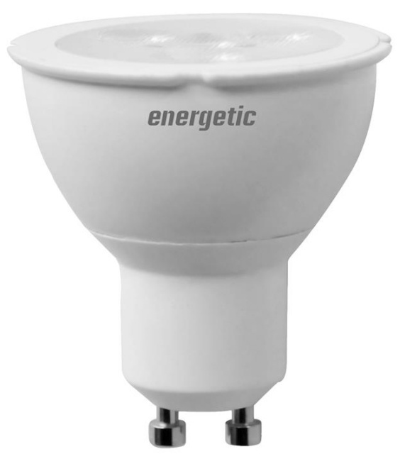 Energetic LED-pirn GU10 5,5W->50W 2700K 900Cd Reflector