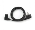 Gembird power cord 90 degree angled output plug 6ft