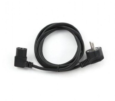 Gembird power cord 90 degree angled output plug 6ft