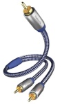 In-akustik audiokaabel Premium Y Subwoofer Cable Cinch - 2x Cinch 2,0m