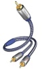 In-akustik audiokaabel Premium Y Subwoofer Cable Cinch - 2x Cinch 3,0m