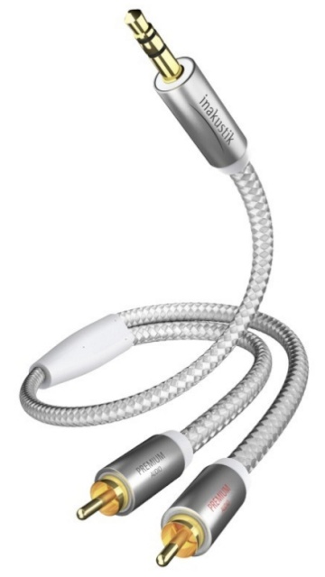 In-akustik audiokaabel Premium Audio Cable 3,5mm Jack Plug - Cinch 1,5m