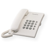 Panasonic telefon KX-TS500FXW Corded Phone, valge, Wall-mount option, Last Number Redial, Flash, Volume Control (6 levels), 3-Step Ringer Selector, Tone/Pulse