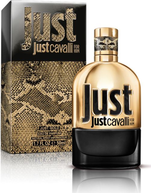 Roberto Cavalli Just Cavalli Gold for Him EDP 50ml, meestele