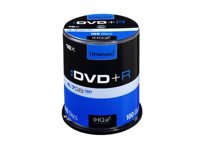 Intenso toorikud DVD+R 4.7GB X16 (100 Cake)