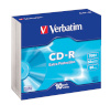 Verbatim toorikud CD-R 52x 700MB 10tk Slim Case DLP 4341
