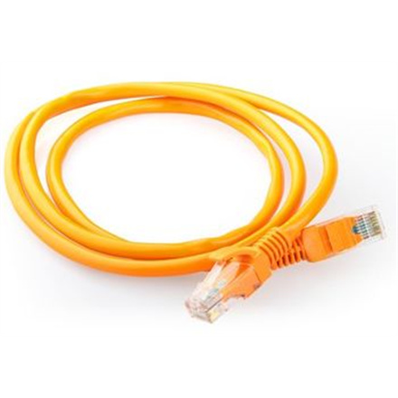 Gembird PP12-0.5M/O oranž Patch cord cat. 5E molded strain