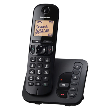Panasonic telefon KX-TGC220FXB Cordless Phone, must