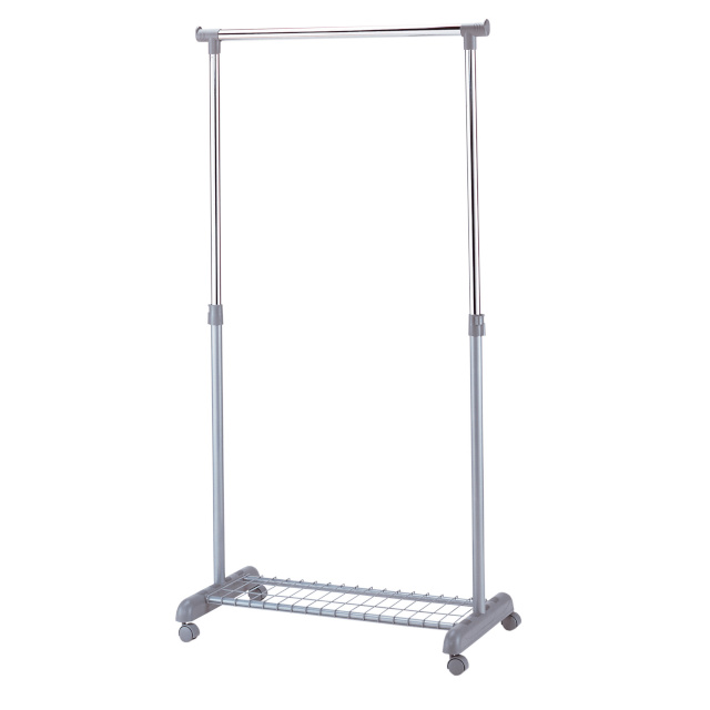 Stange FRANK kingariiuliga ratastel 83x43x93,5-168cm, värvus: hõbedane-kroom