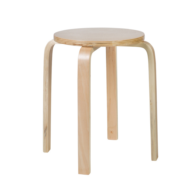 H4Y Taburet SIXTY-1 D41xH45cm, materjal: liimpuit kase spooniga, värvus: naturaalne