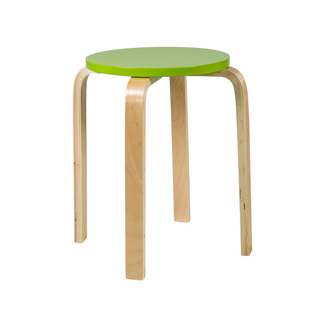 H4Y Taburet SIXTY-1 D41xH45cm, materjal: liimpuit kase spooniga, värvus: roheline - naturaalne