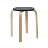 H4Y Taburet SIXTY-1 D41xH45cm, materjal: liimpuit kase spooniga, värvus: must - naturaalne