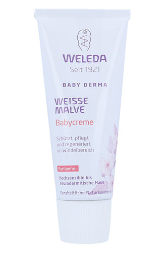 Weleda mähkmekreem Baby Derma White Mallow Nappy Change Cream Cosmetic 50ml, naistele