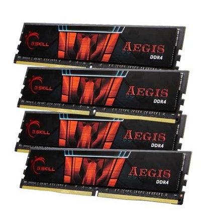 G.Skill mälu DDR4 64GB 2400MHz CL15 (4x16GB) 64GIS Aegis 4