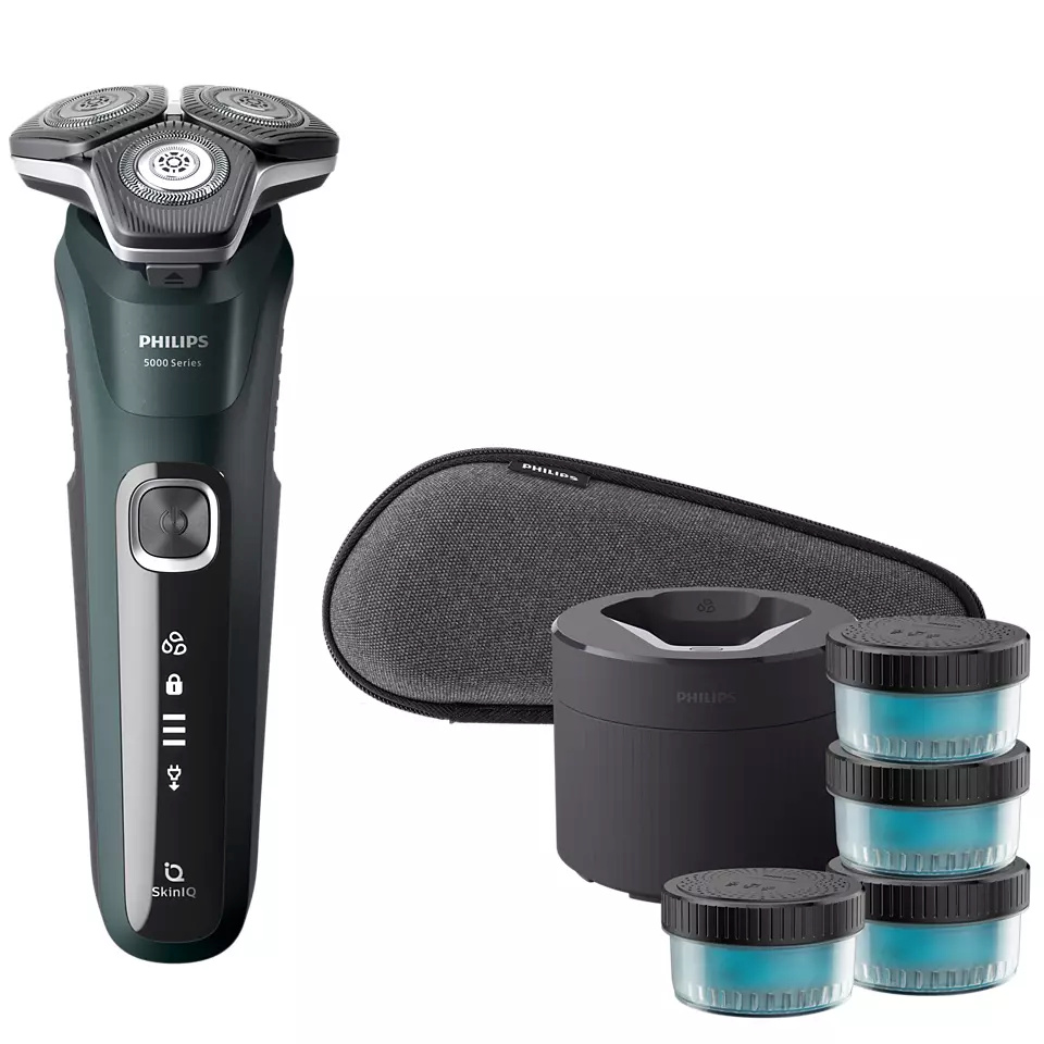 Philips pardel Series 5000 S5884/69 Wet&Dry Electric Shaver, tumeroheline