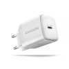 AXAGON ACU-PD30W Sil Wall charger 30W, 1x port USB-C, PD3.0/PPS/QC4+/SFC/AFC/Apple, valge