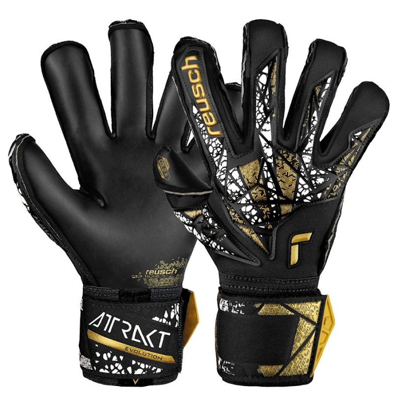 Reusch Attrakt Freegel Gold X Evolution Cut Finger Support väravavahi kindad 54 70 950 7740 8