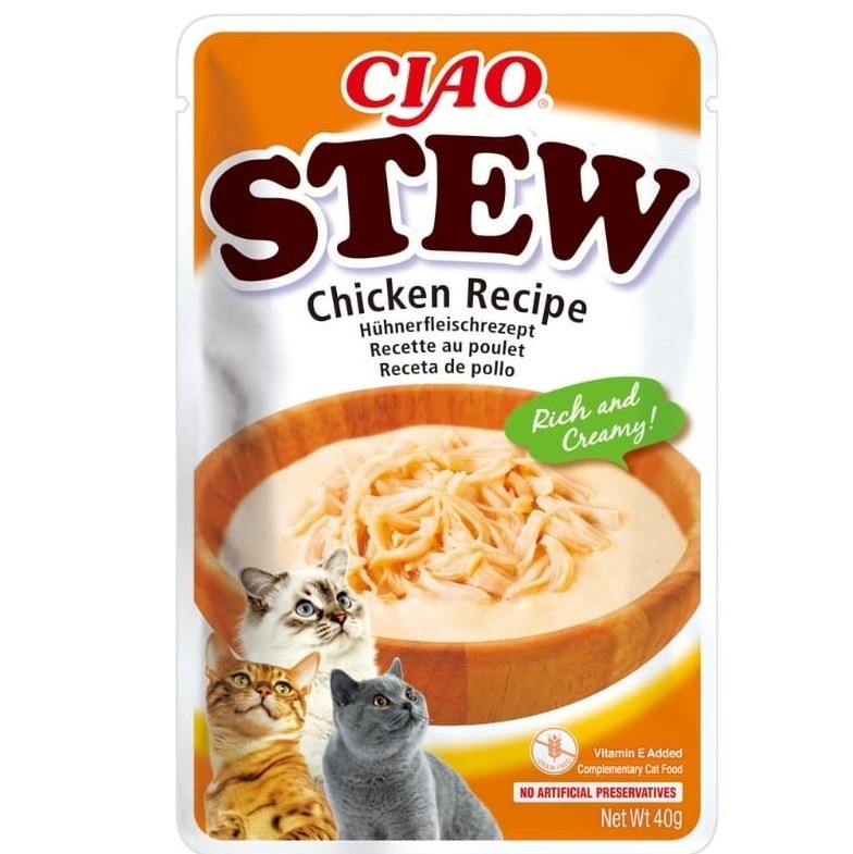 Inaba kassitoit Ciao Stew Chicken, 40g