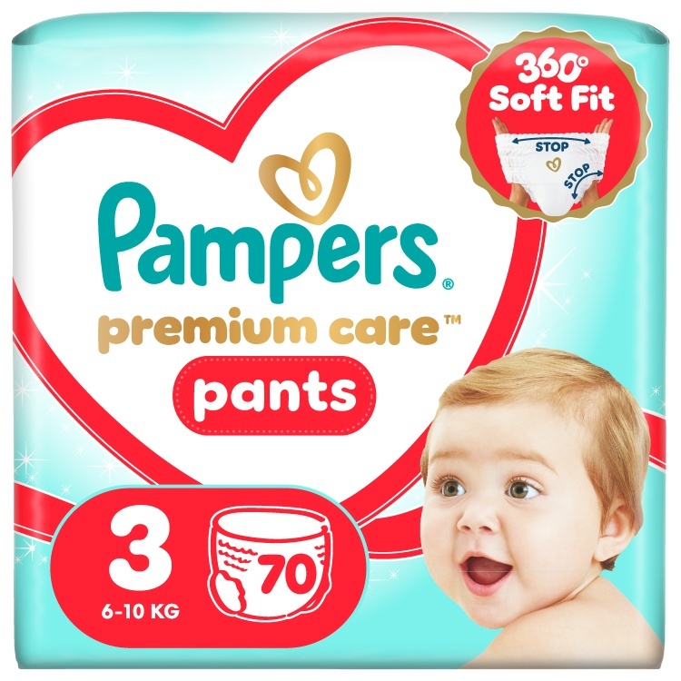 Pampers püksmähkmed Premium Care Pants, suurus 3, 70 tk