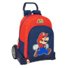 Super Mario ratastega koolikott Trick punane tumesinine 32x42x15cm