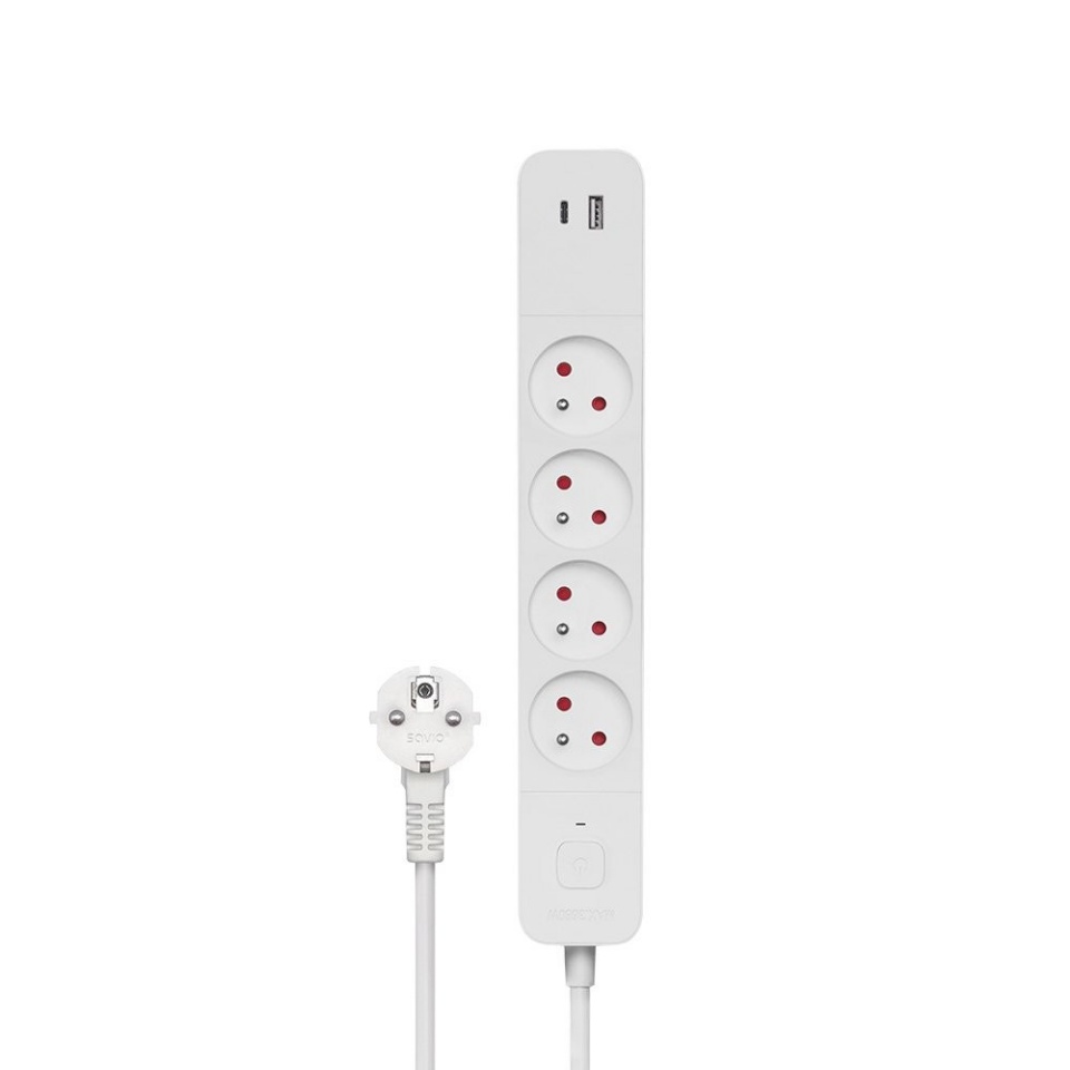 Savio pikendusjuhe Power Strip 4-way