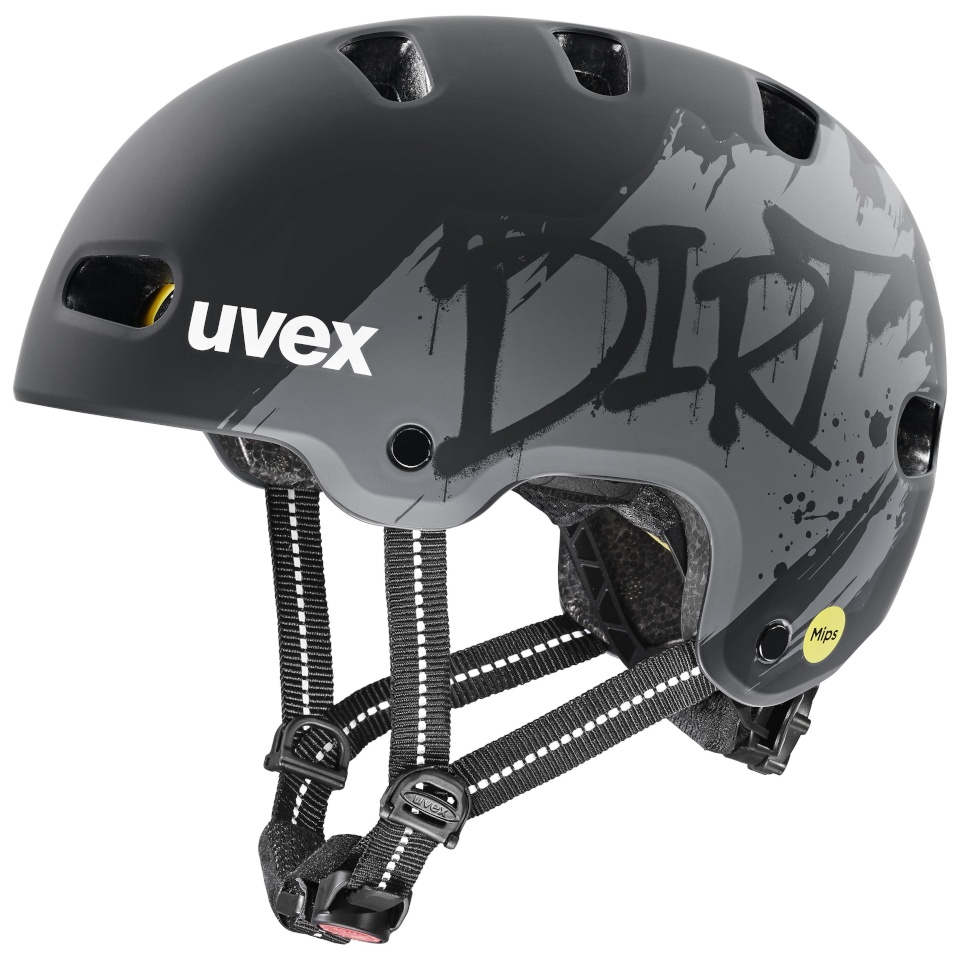 Uvex laste kiiver Kid 4 Style MIPS 55 58cm, must matt