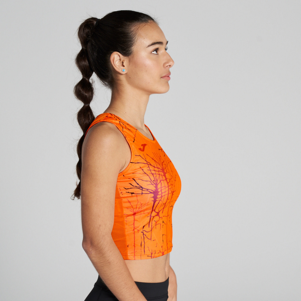 Joma treeningsärk Joma Tank-TOP WOMAN ELITE IX oranž - suurus S