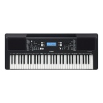 Yamaha süntesaator PSR-E373 MIDI Keyboard, 61 keys, USB, must