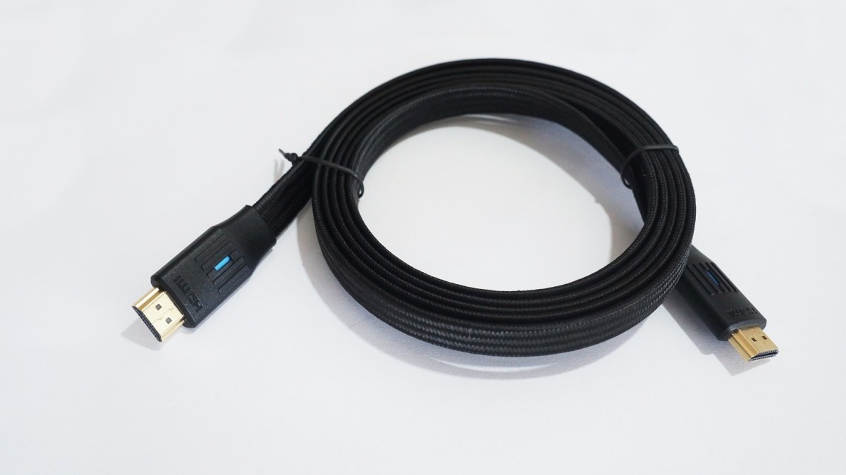 TB kaabel HDMI v 2.1 flat must 2m