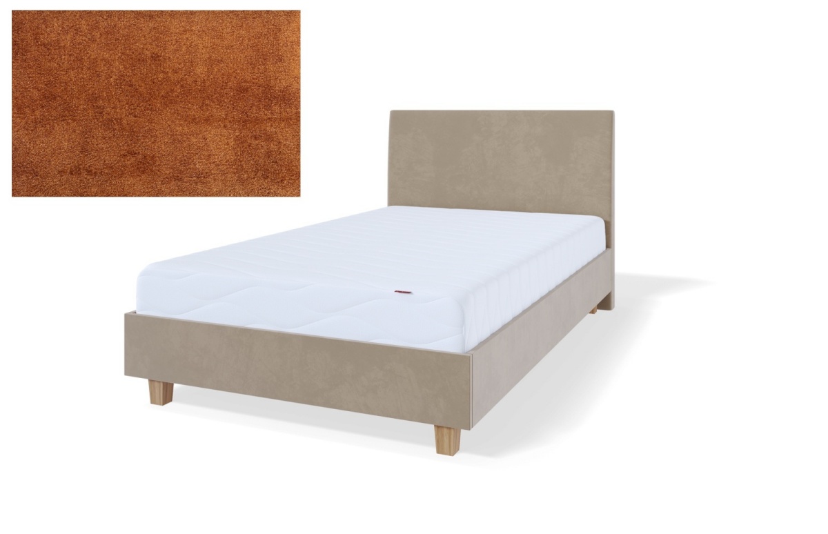 Sleepwell kontinentaalvoodi raam RED MODULAR, 120x200x20cm, HARRISSON Amber oranž