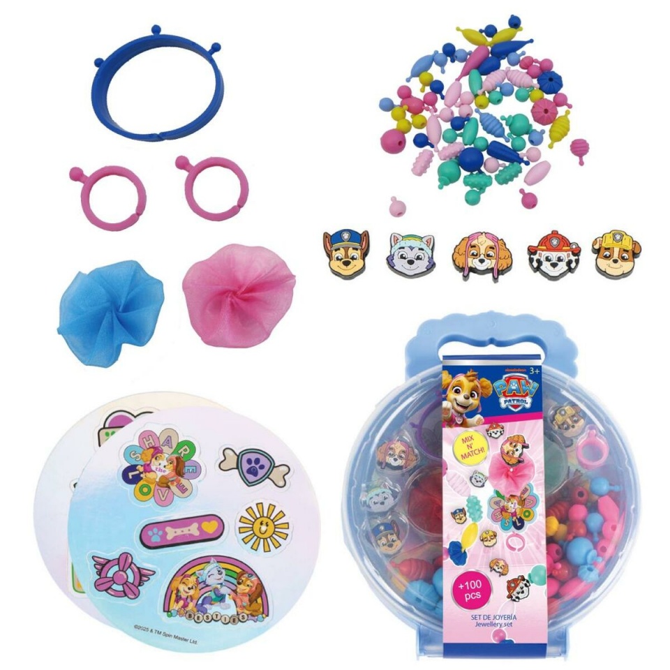Käe- ja kaelavõrude meisterdamise komplekt The Paw Patrol Mitmevärviline