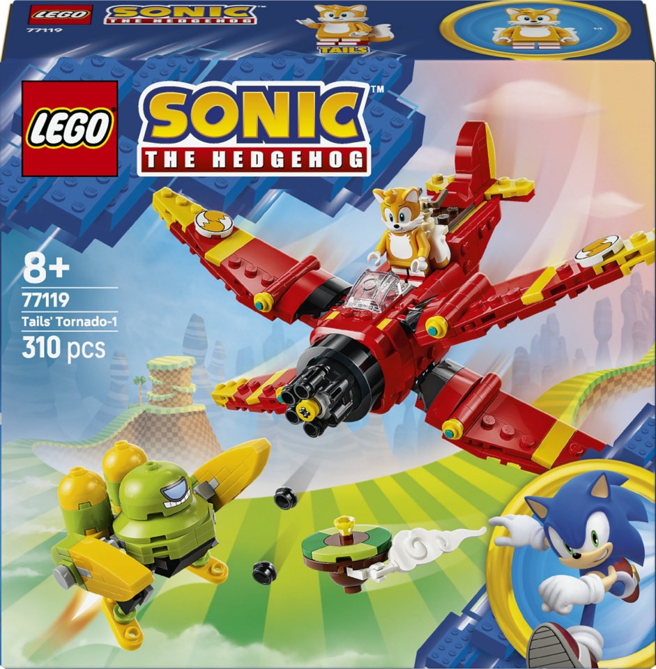 LEGO klotsid Sonic the Hedgehog 77119 - Tails' Tornado-1