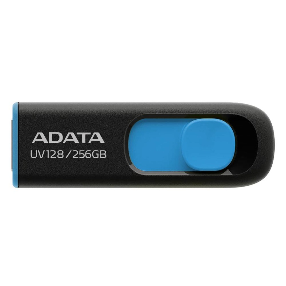 Adata mälupulk 256GB USB3.0 AUV128-256G-RBE, must/sinine