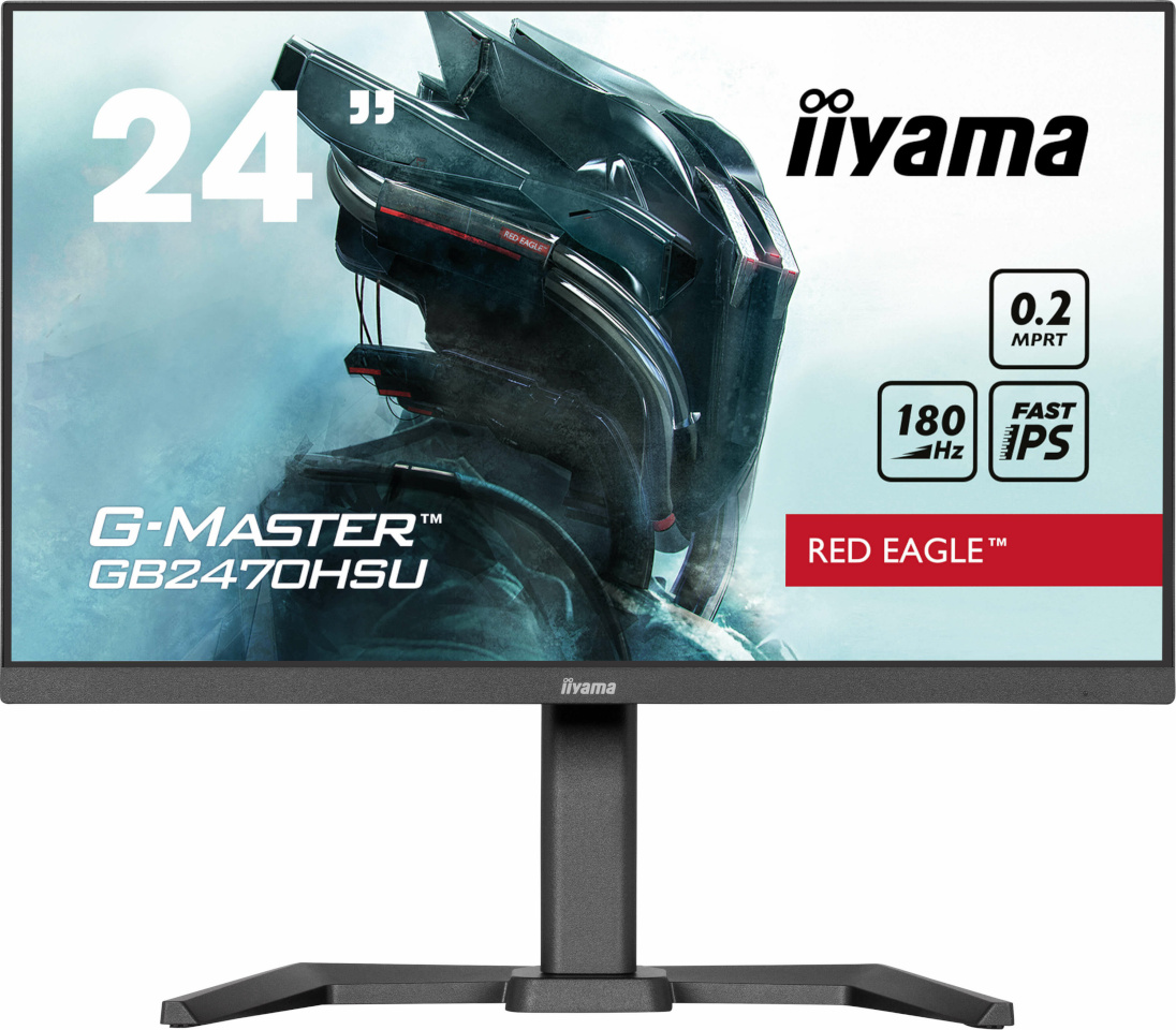 iiyama monitor 60.5cm (24") GB2470HSU-B6 16:9 HDMI+DP+USB IPS Lift