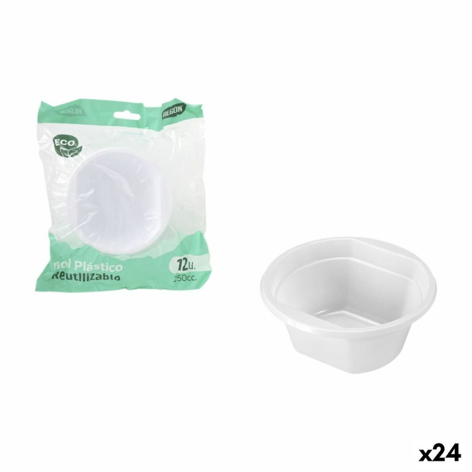 Algon Set za Predjelo Plastmass 250ml 12x12x5cm 12tk (24tk)