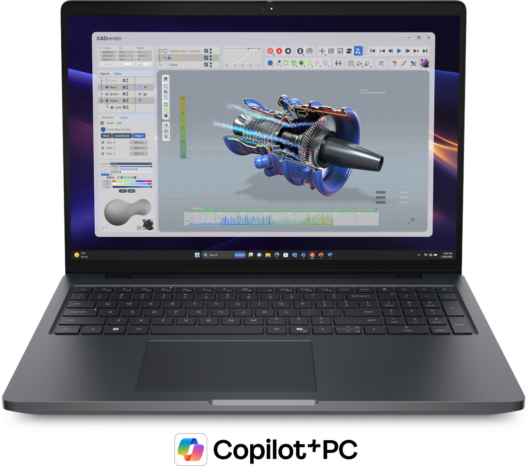 Dell sülearvuti Pro Precision 5 16 PW516261 / Core Ultra 7 336H up to 4.8Ghz / 32GB RAM / 512GB SSD / 16" FHD+ / FgrPr / W11 Pro / FHD / Cam & Mic / WLAN + BT / WWAN capable / NVIDIA RTX PRO 1000 Blackwell 8 GB GDDR7 / Estonian Backlit Kb / 3yrs 
