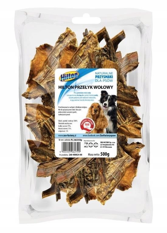 Hilton maius koerale Beef Gullet, 500g