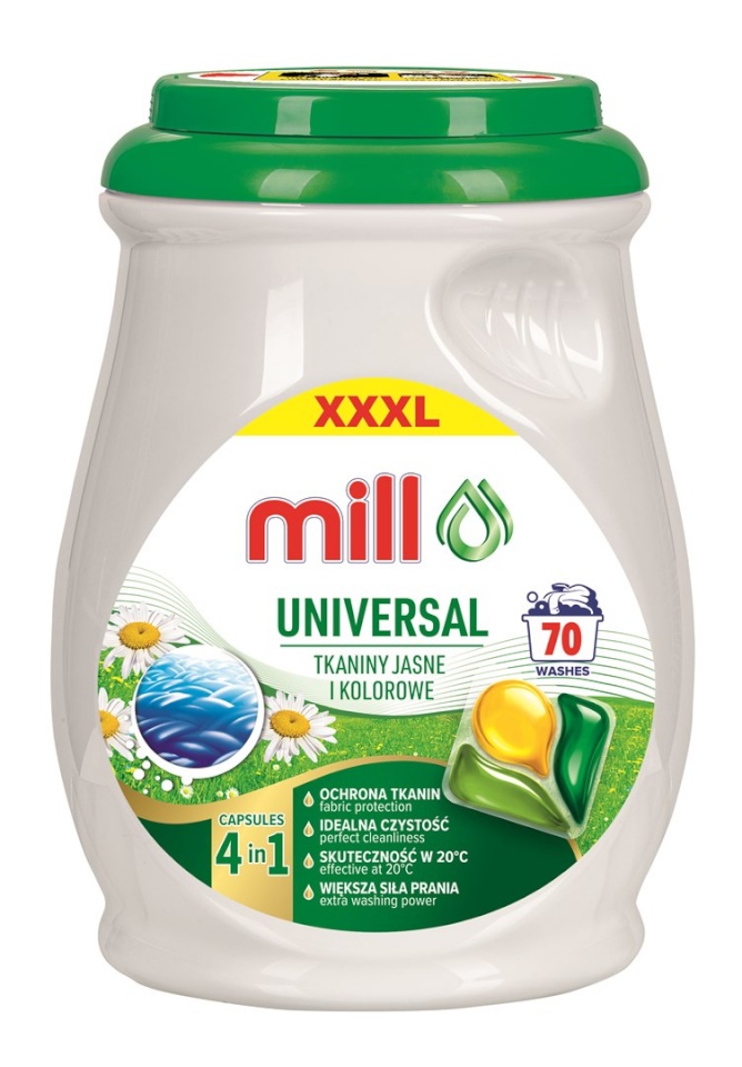 Mill Professional pesukapslid Universal Laundry Capsules, 70tk