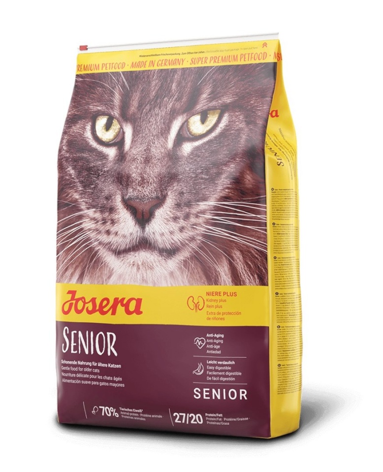 Josera kuivtoit kassile Senior Cats Dry Food 10kg Corn, Liver, Rice